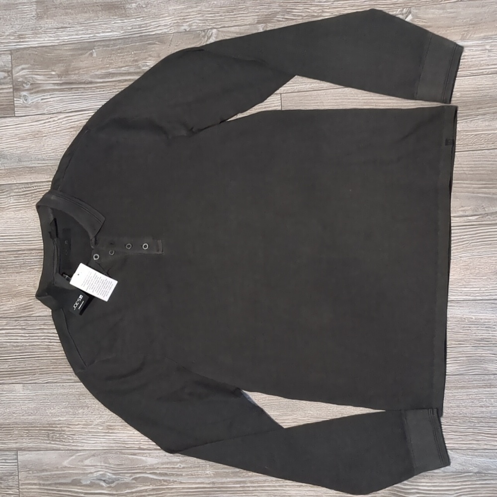 Joe's Jeans Long Sleeve Henley Shirt Medium
